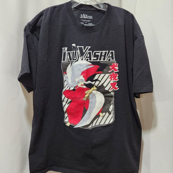 Anime InuYasha black Graphic Tee - Picture 1 of 3